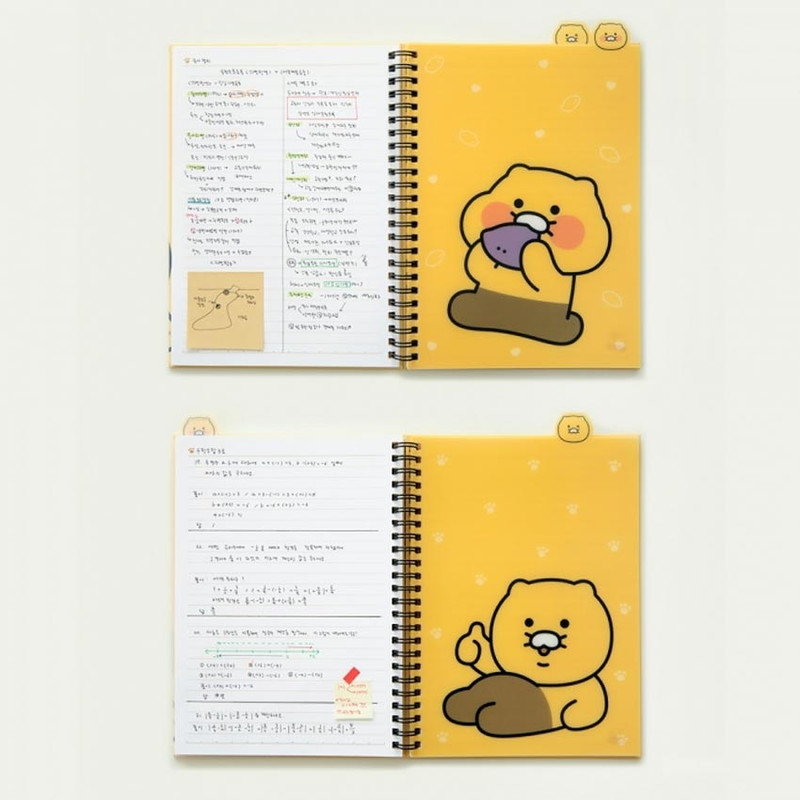 Usage example of Kakao Friends Choonsik A5 PP Index Lined Notebook Usage example of Kakao Friends Choonsik A5 PP Index Lined Notebook