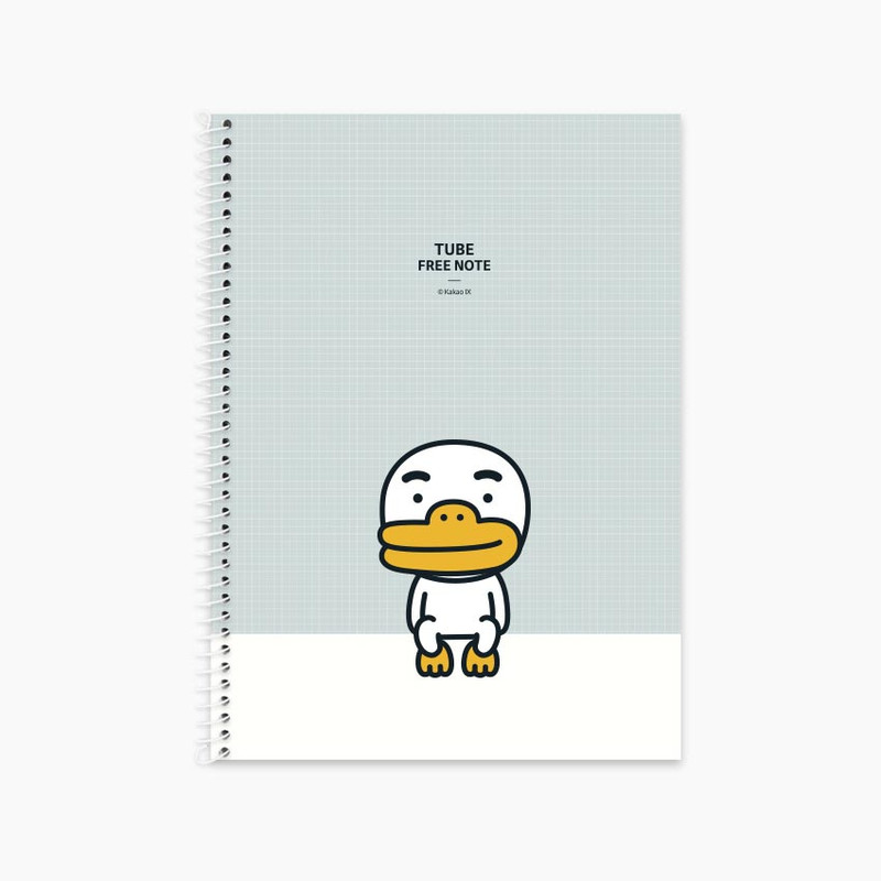 Tube - Kakao Friends Free B5 Spiral Bound Blank Notebook Tube - Kakao Friends Free B5 Spiral Bound Blank Notebook