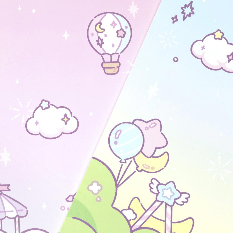 Detail of Kakao Friends Dreaming Land B5 School Lined Notebook Pack Detail of Kakao Friends Dreaming Land B5 School Lined Notebook Pack