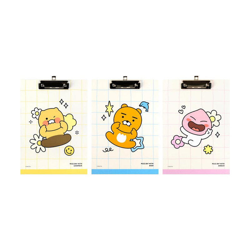 Kakao Friends Say Cheese A4 Clipboard File Holder Kakao Friends Say Cheese A4 Clipboard File Holder