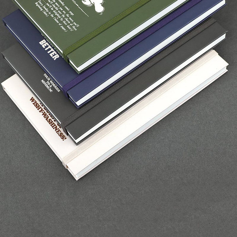 Elastic band closure - PEANUTS Snoopy Hardcover Lined Notebook Elastic band closure - PEANUTS Snoopy Hardcover Lined Notebook