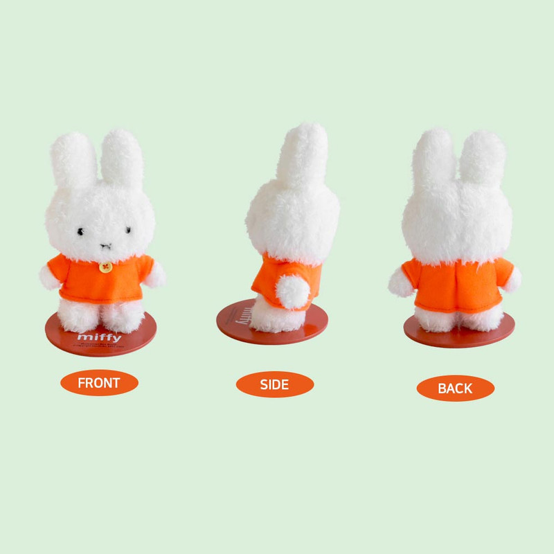 Miffy Magnet Standing Fluffy Plush