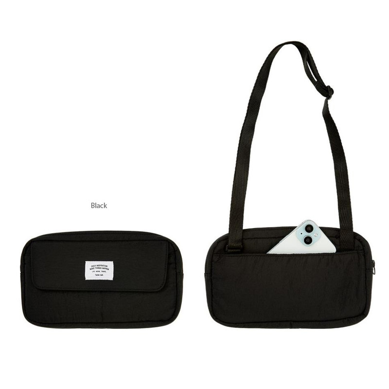 Black - Antenna Shop Table Talk Family Travel Crossbody bag Black - Antenna Shop Table Talk Family Travel Crossbody bag