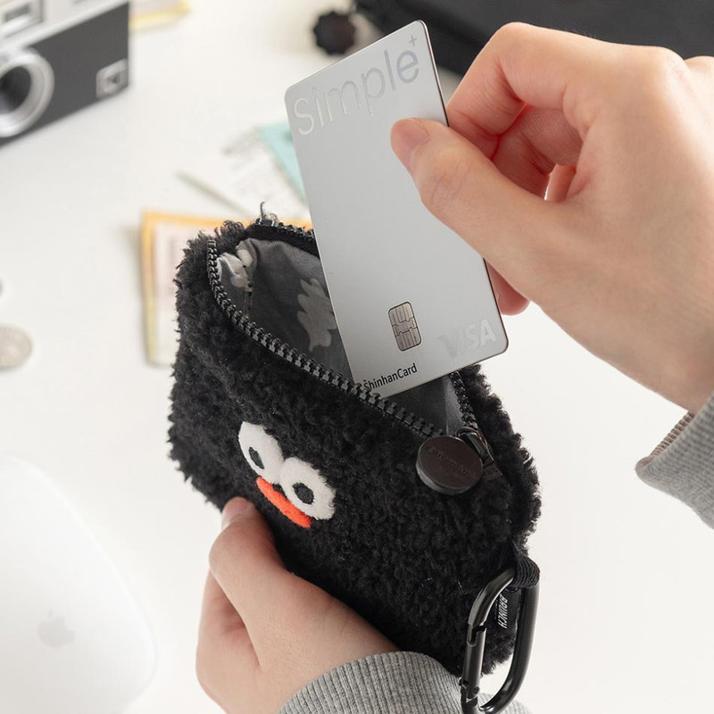 Zipper closure - Romane Brunch Brother Boucle Card Case Wallet Ver2 Zipper closure - Romane Brunch Brother Boucle Card Case Wallet Ver2