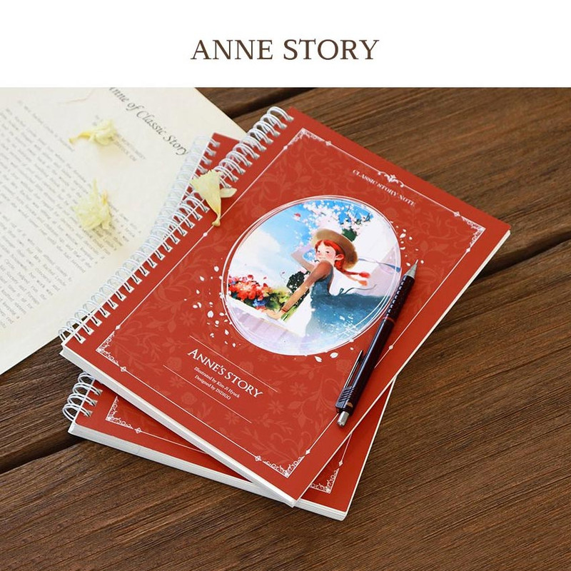 Anne story - Indigo Classic B5 Wire bound Lined Notebook Anne story - Indigo Classic B5 Wire bound Lined Notebook