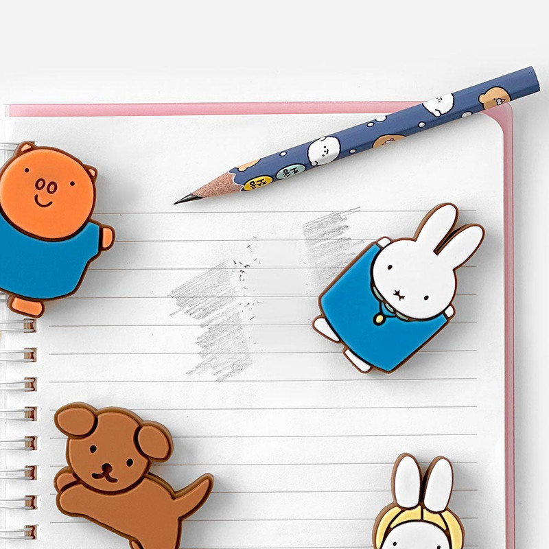 Usage example of Miffy 3D Shape Mini Eraser Usage example of Miffy 3D Shape Mini Eraser