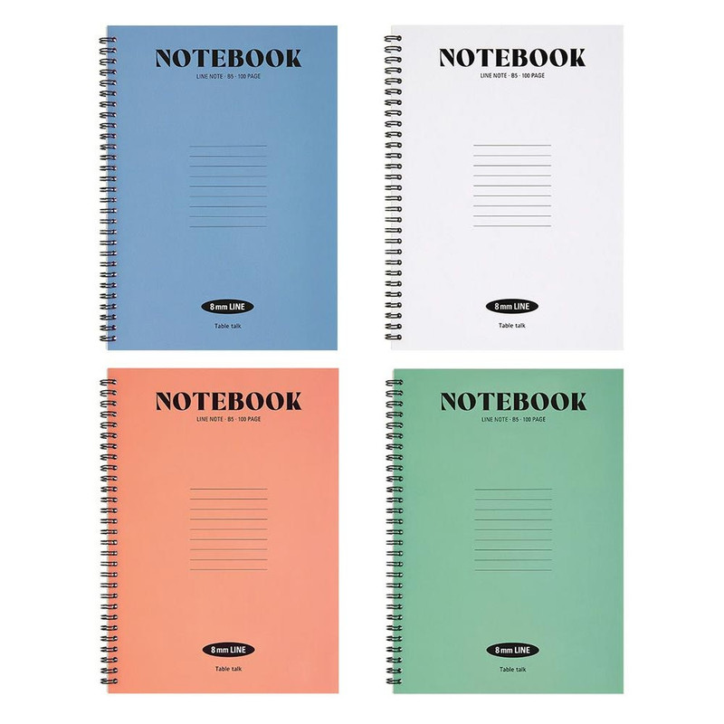 4 colors - Antenna Shop Make Study Habit B5 Lined Notebook 4 colors - Antenna Shop Make Study Habit B5 Lined Notebook