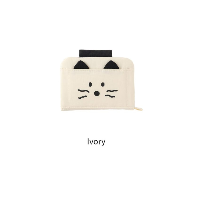Ivory - Romane Brunch Brother Kitty Soft Card Case Wallet