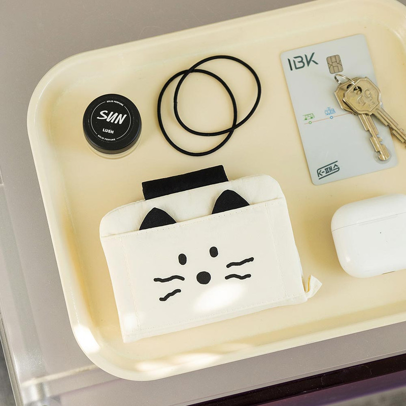 Ivory - Romane Brunch Brother Kitty Soft Card Case Wallet