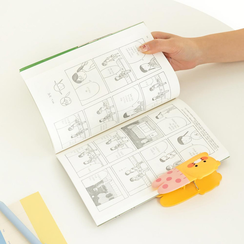 Usage example of Kakao Friends Choonsik Big Paper Clip Usage example of Kakao Friends Choonsik Big Paper Clip