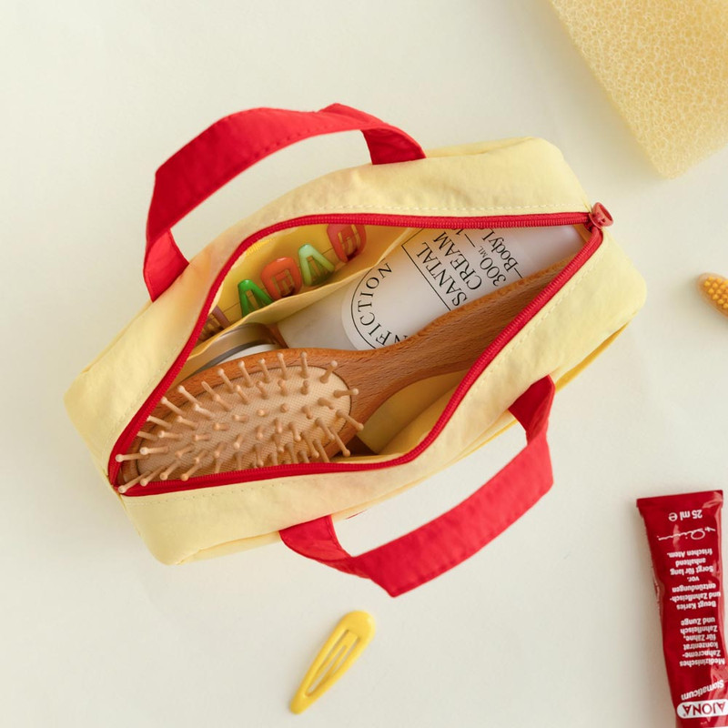 Zipper closure - Kakao Friends Say Cheese Pencil Case with Handle Zipper closure - Kakao Friends Say Cheese Pencil Case with Handle