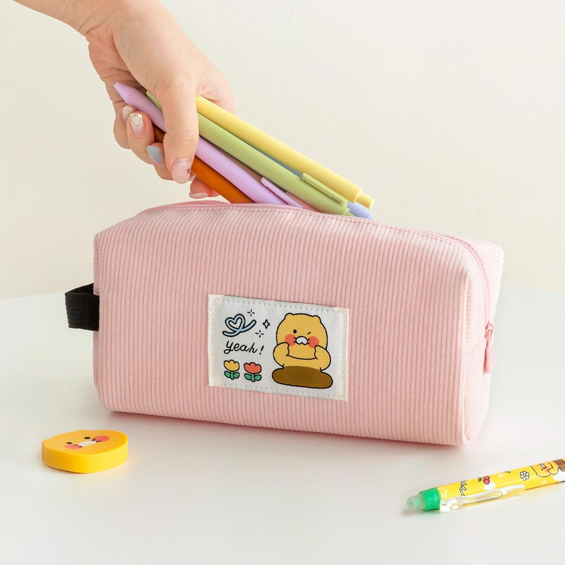 Stores up to 70 pens - Kakao Friends Say Cheese Big Pencil Case Stores up to 70 pens - Kakao Friends Say Cheese Big Pencil Case