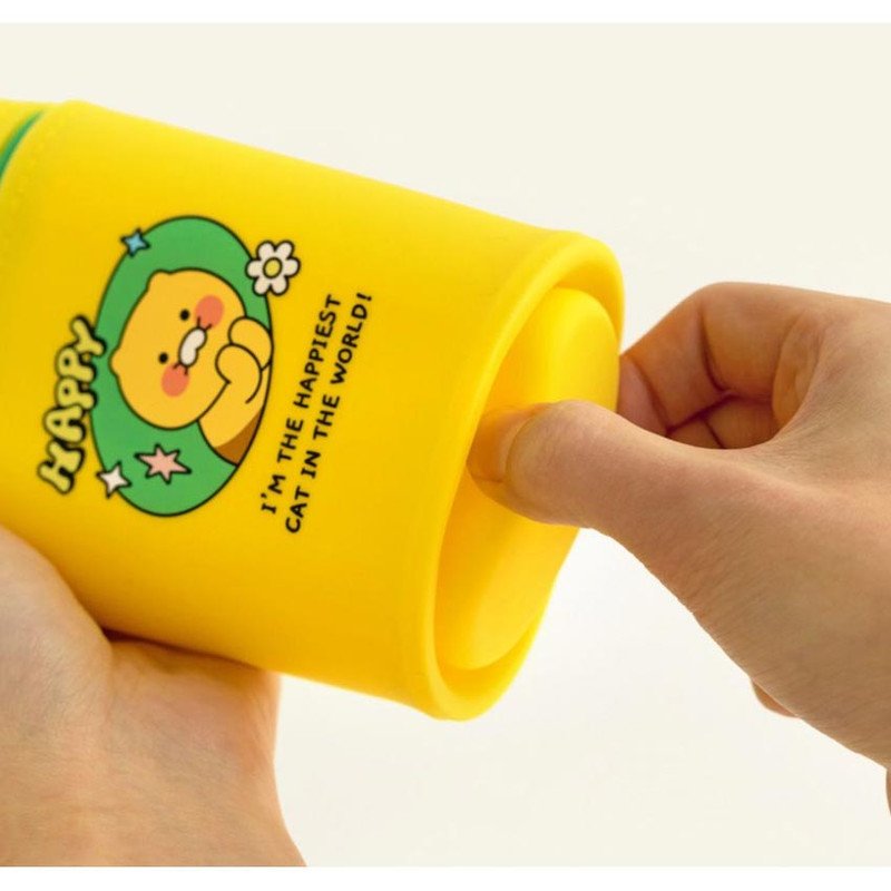 Standing pen pouch - Kakao Friends Say Cheese Silicone Stranding Pencil Case Standing pen pouch - Kakao Friends Say Cheese Silicone Stranding Pencil Case