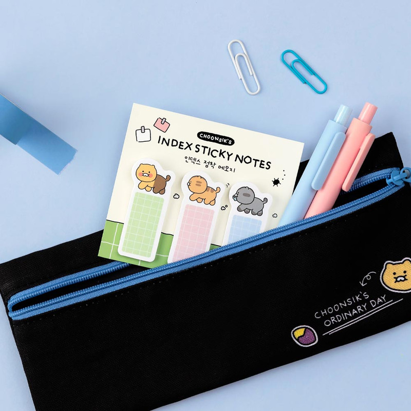 Usage example of Kakao Friends Choonsik Index Sticky Notepad Usage example of Kakao Friends Choonsik Index Sticky Notepad