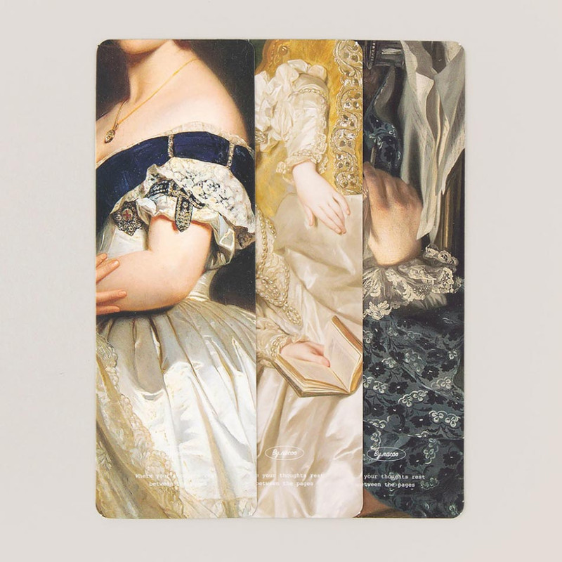 Detail of Nacoo Rococo Paper Bookmark Set Detail of Nacoo Rococo Paper Bookmark Set