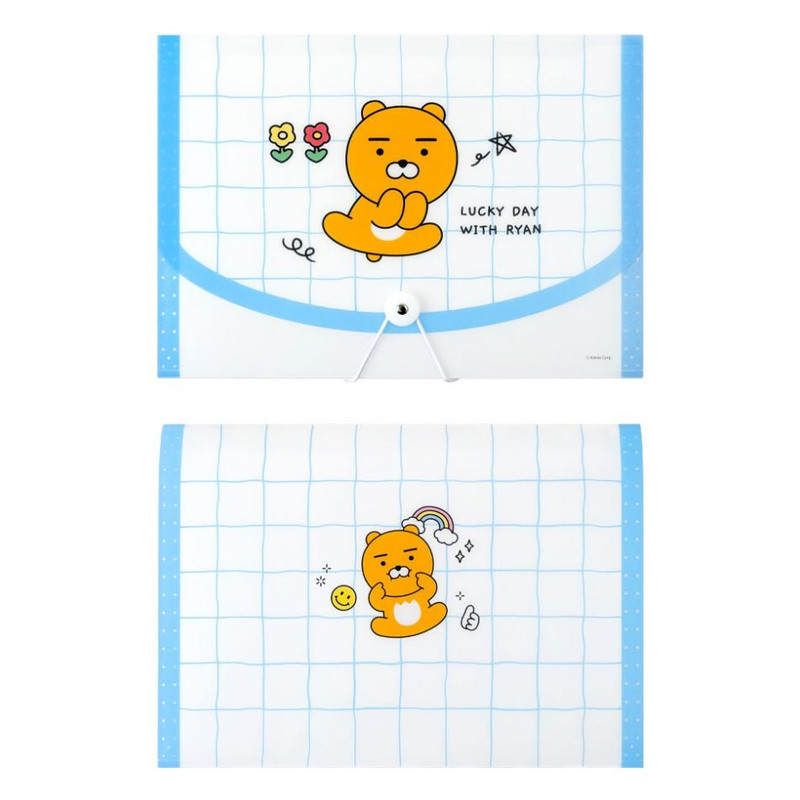 Ryan - Kakao Friends Say Cheese Accordion File Folder Ryan - Kakao Friends Say Cheese Accordion File Folder