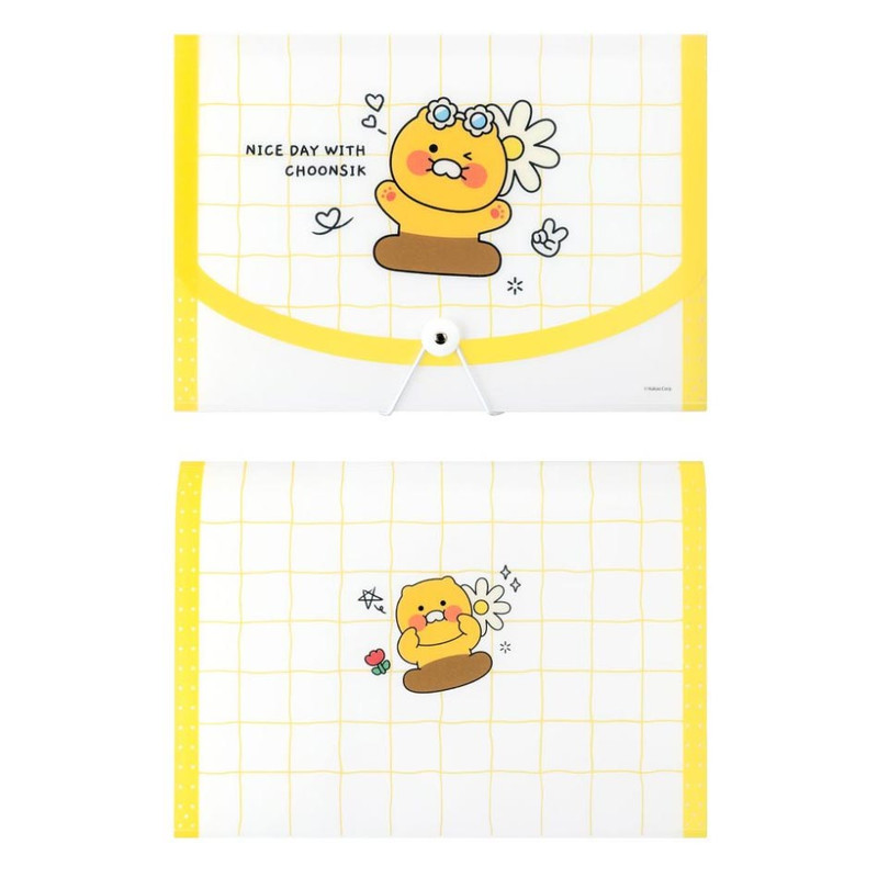 Choonsik - Kakao Friends Say Cheese Accordion File Folder Choonsik - Kakao Friends Say Cheese Accordion File Folder