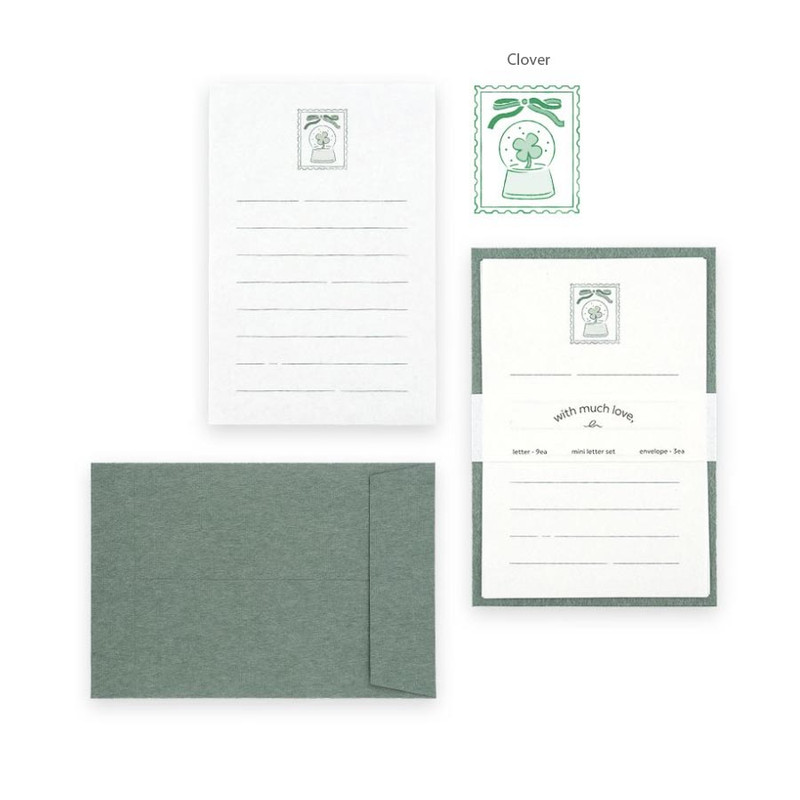 Clover - Dash And Dot With Much Love Mini Letter Set Clover - Dash And Dot With Much Love Mini Letter Set