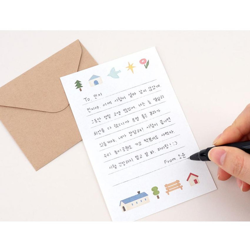 Usage example of Dash And Dot Our Cozy Days Letter And Envelope Set Usage example of Dash And Dot Our Cozy Days Letter And Envelope Set