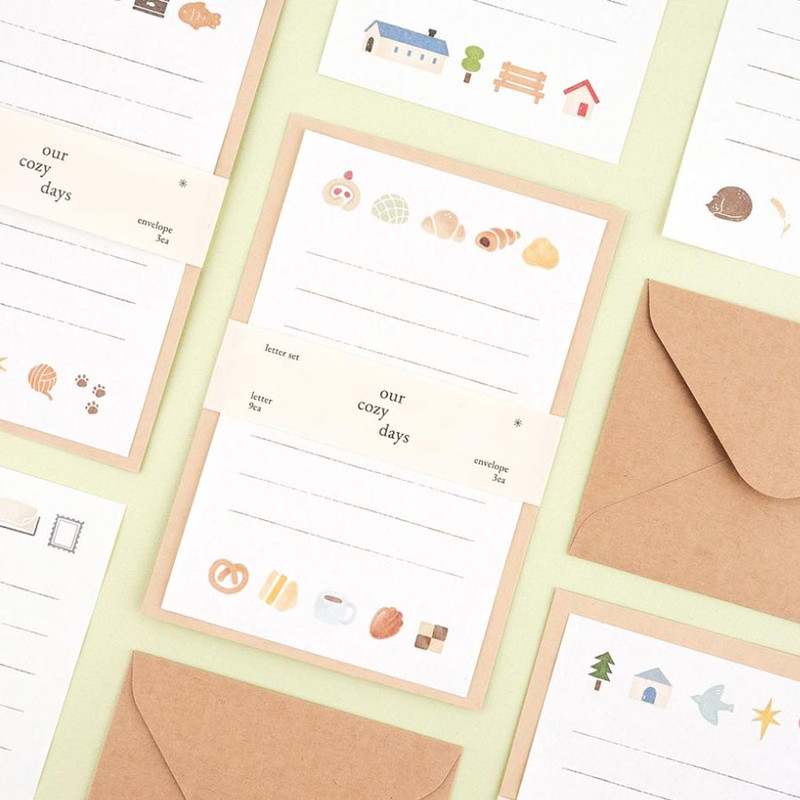 Dash And Dot Our Cozy Days Letter And Envelope Set Dash And Dot Our Cozy Days Letter And Envelope Set