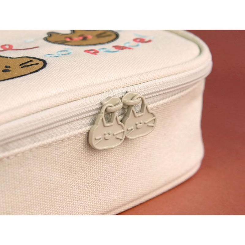 Double zipper slide - Iconic Doodle Large Pencil Case Double zipper slide - Iconic Doodle Large Pencil Case