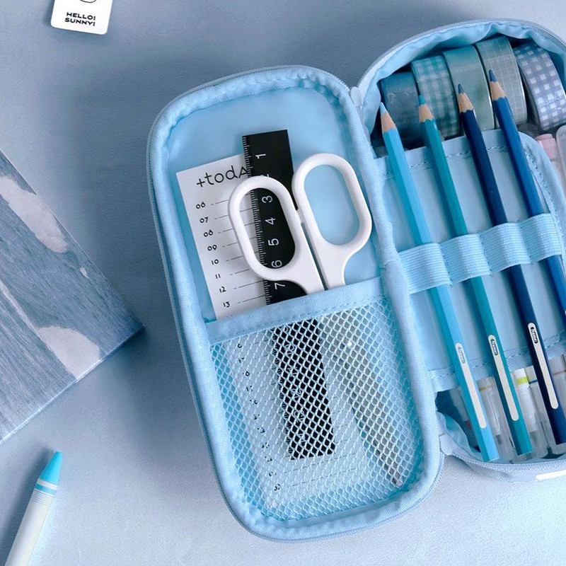 Mesh pocket - Iconic Doodle Large Pencil Case Mesh pocket - Iconic Doodle Large Pencil Case