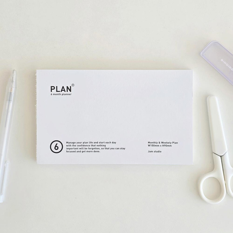 Shine - Jam Studio Plan It 6 Months Undated Weekly Study Planner Shine - Jam Studio Plan It 6 Months Undated Weekly Study Planner