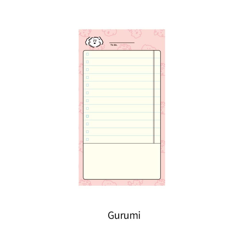 Gurumi - Romane Brunch Brother Checklist Notepad Gurumi - Romane Brunch Brother Checklist Notepad
