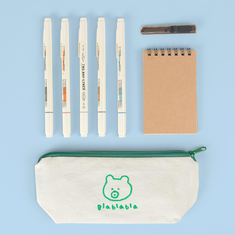 Usage example of All New Frame Blabla Bear Zipper Pencil Case Usage example of All New Frame Blabla Bear Zipper Pencil Case