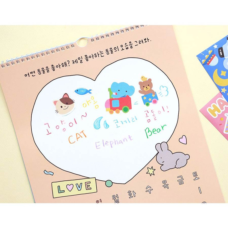 Usage example of Indigo 15 Pack DIY Paper Cutting Stickers for Kids