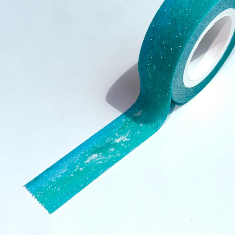 Glitter tape - Mingkit Ocean Glitter Washi Tape Glitter tape - Mingkit Ocean Glitter Washi Tape