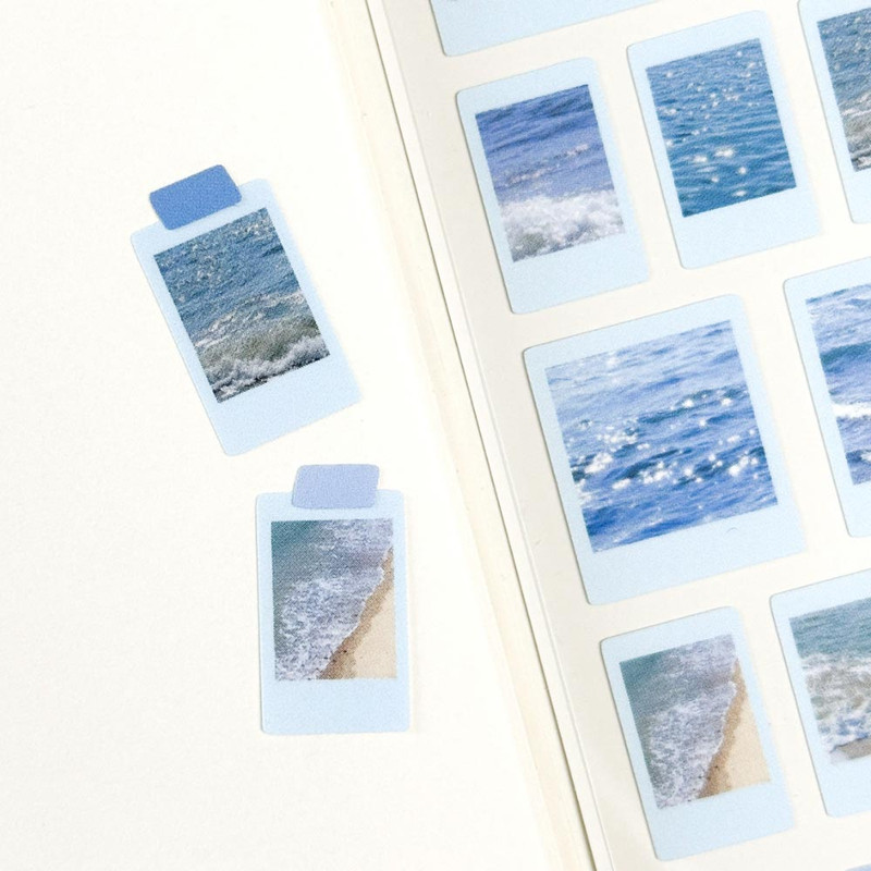 Usage example of Mingkit Ocean Instant Photo Sticker Usage example of Mingkit Ocean Instant Photo Sticker