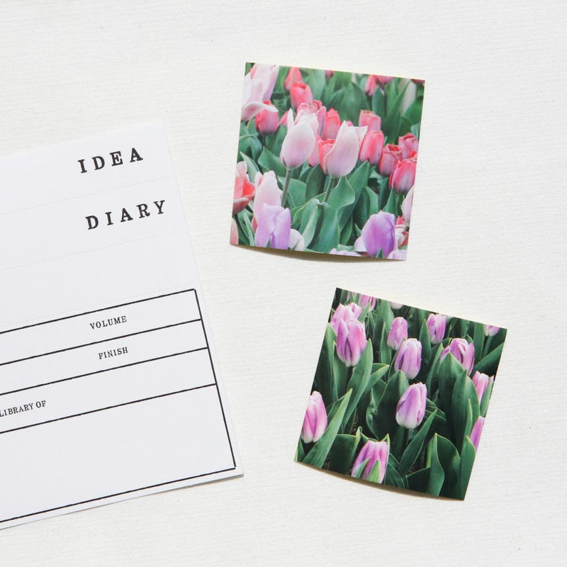 Usage example of Mingkit Tulip Paper Sticker Pack Usage example of Mingkit Tulip Paper Sticker Pack