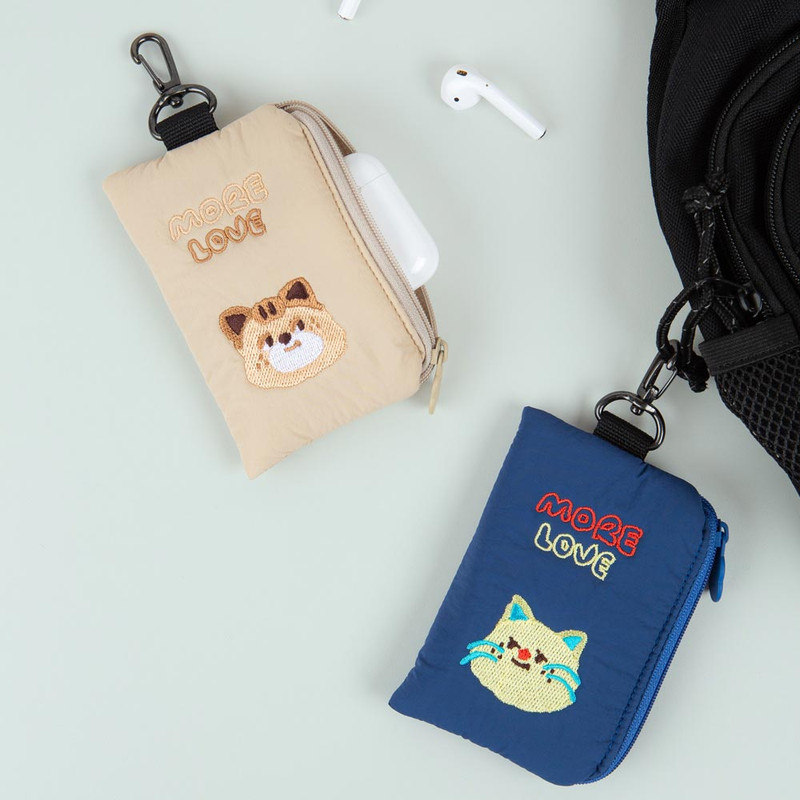 Pokori , Lunzy - All New Frame Pokori Friends Mini Zipper Pouch Pokori , Lunzy - All New Frame Pokori Friends Mini Zipper Pouch