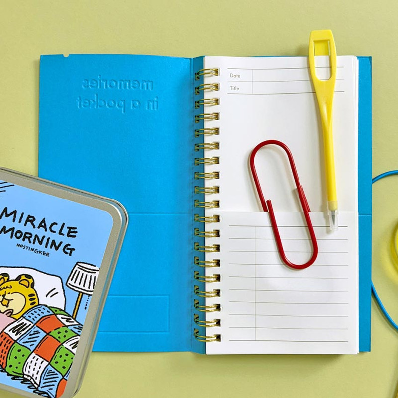 Usage example of Nostingker Big Color Paper Clip Set