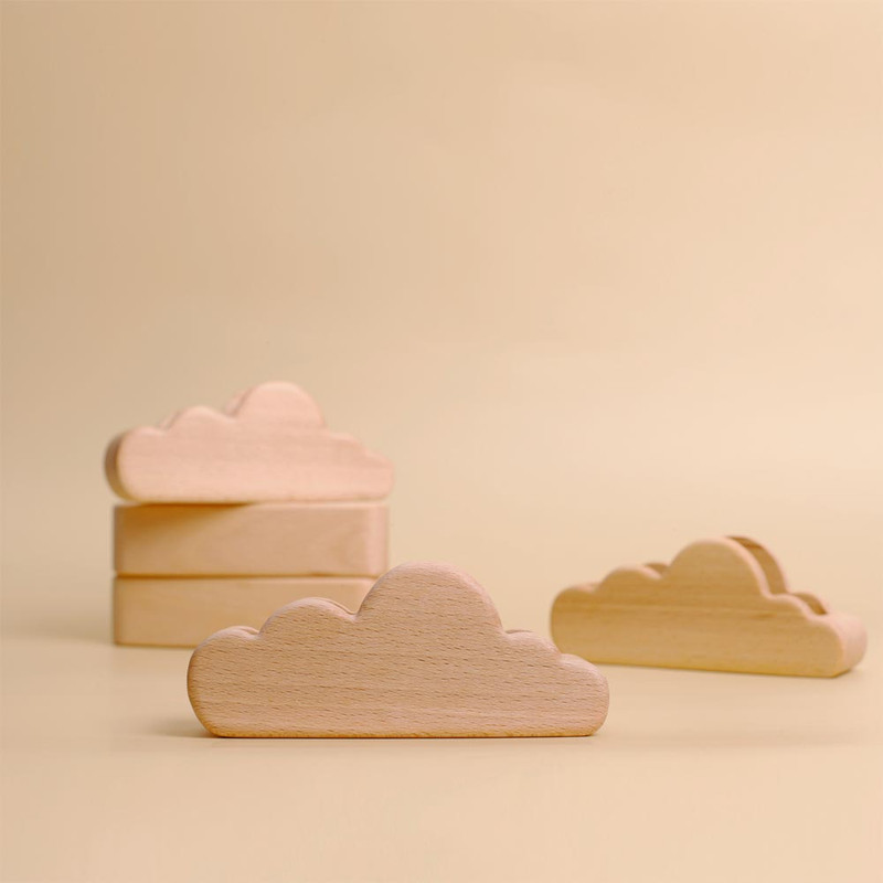 Appree Wooden Cloud Business Card Holder Appree Wooden Cloud Business Card Holder