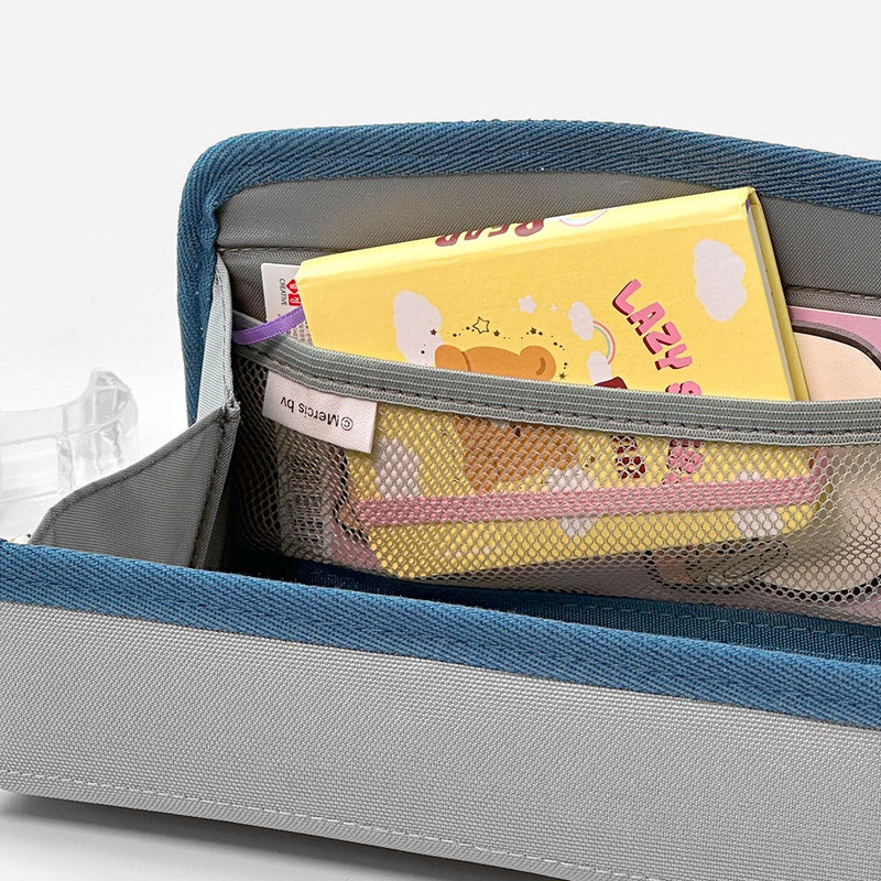 Mesh pocket - Miffy Large Capacity Fabric Pouch with Magnetic Snap