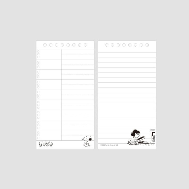 Double sided - PEANUTS Snoopy Vocabulary Notepad Double sided - PEANUTS Snoopy Vocabulary Notepad