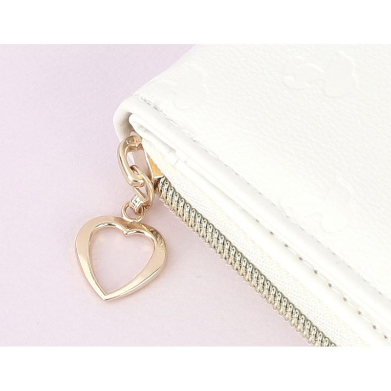 Heart shape slide - PEANUTS Snoopy Photo Compact Zipper Wallet