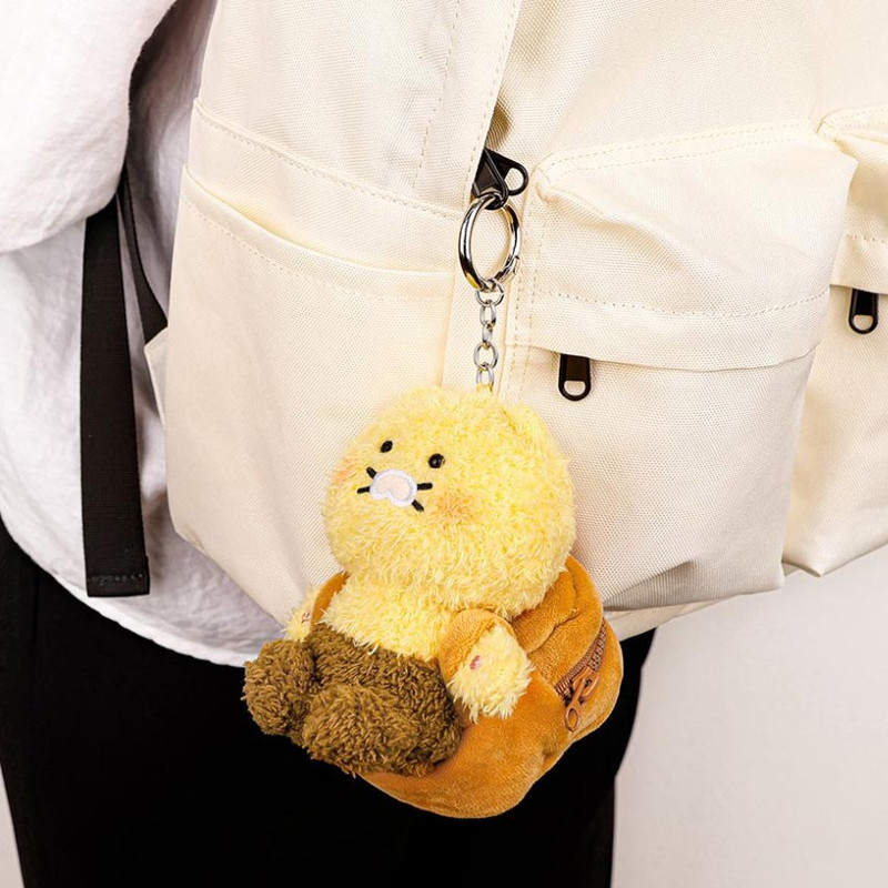 Usage example of Kakao Friends Choonsik Bread Bag Wireless Earphone Pouch With Keyring