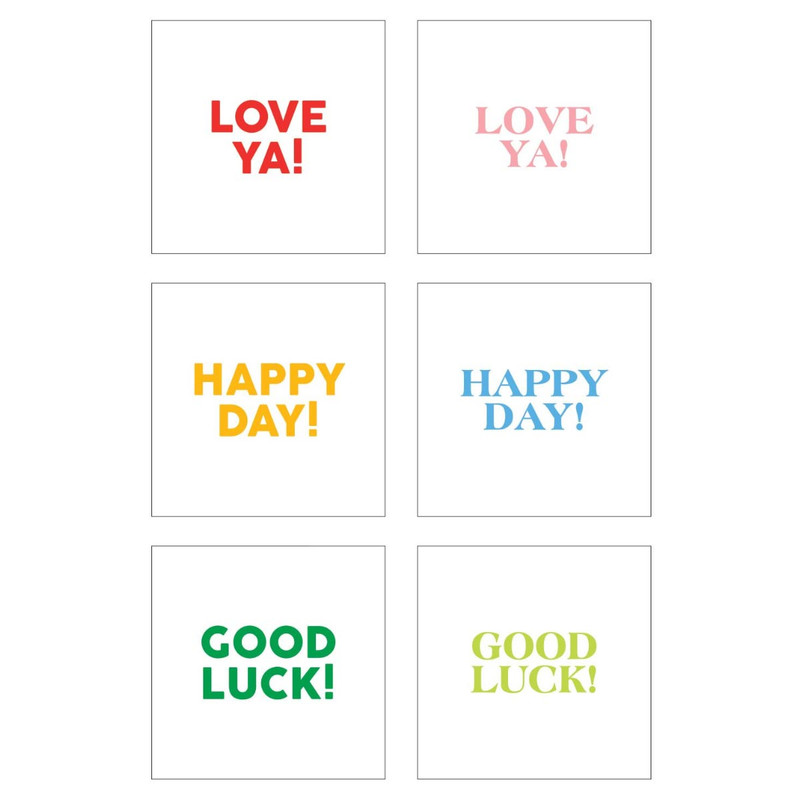 6 design cards - Wanna This Color My Dear Lovelet Mini Card Set 6 design cards - Wanna This Color My Dear Lovelet Mini Card Set