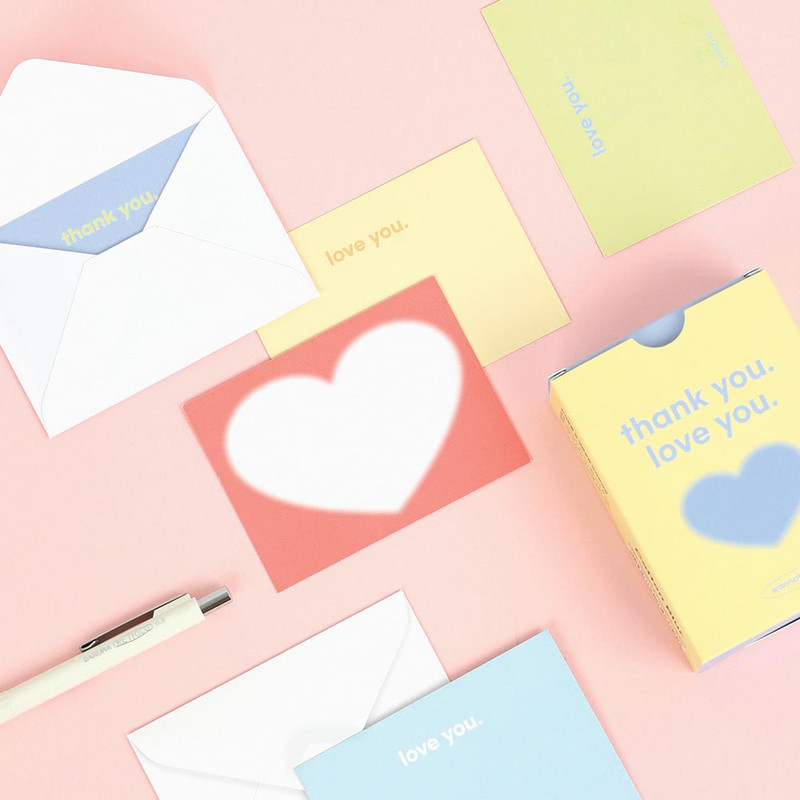 Wanna This Cotton Blur Lovelet Mini Card Set