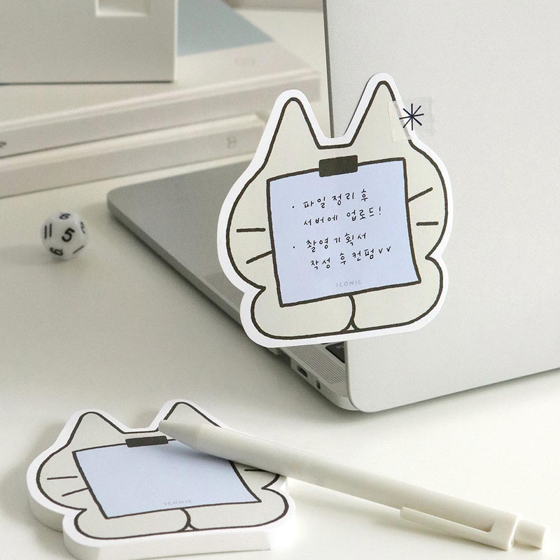 Message - Iconic Doodle Shape Memo Pad