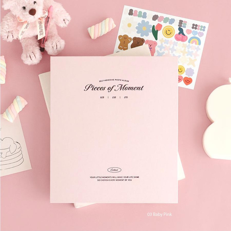 03 Baby Pink - Iconic Collect Self Adhesive Photo Album