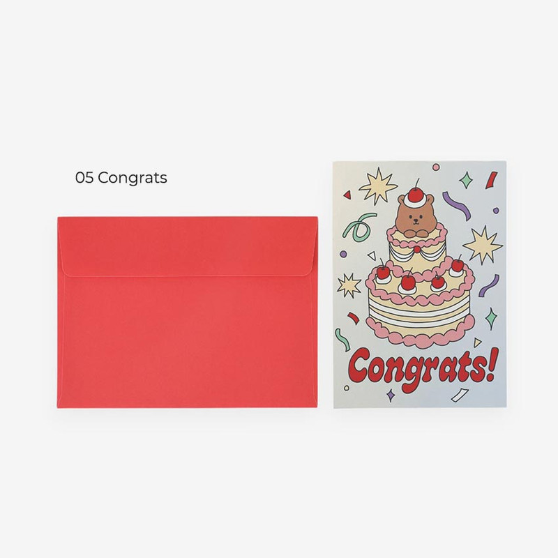 05 Congrats - Dailylike My Buddy Hologram Card 05-07 05 Congrats - Dailylike My Buddy Hologram Card 05-07