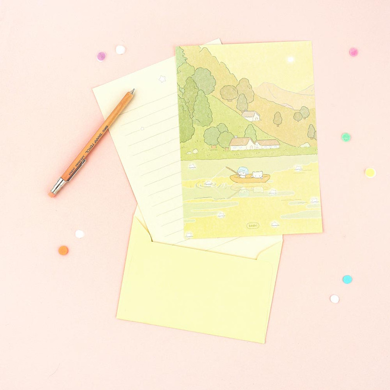 Usage example of Dash And Dot Bodri Letter And Envelope Set Usage example of Dash And Dot Bodri Letter And Envelope Set