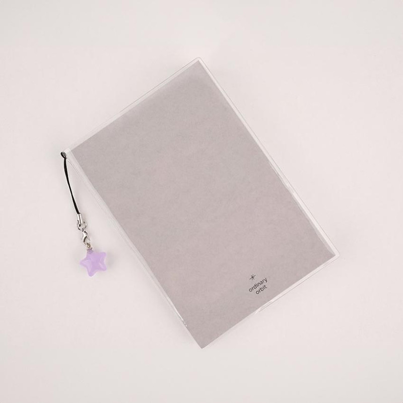 PVC cover - Dash And Dot Ordinary Orbit A6 Grid And Blank Notebook PVC cover - Dash And Dot Ordinary Orbit A6 Grid And Blank Notebook