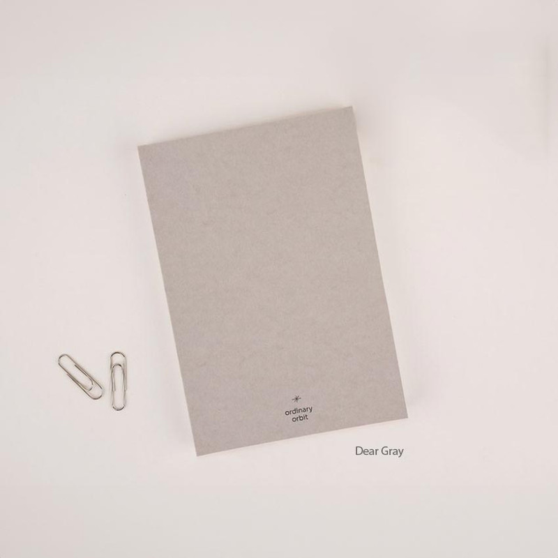 02 Dear Gray - Dash And Dot Ordinary Orbit A6 Grid And Blank Notebook 02 Dear Gray - Dash And Dot Ordinary Orbit A6 Grid And Blank Notebook