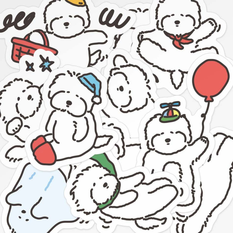 Cute design - DALPAPER Dalbong Shape Sticker Pack