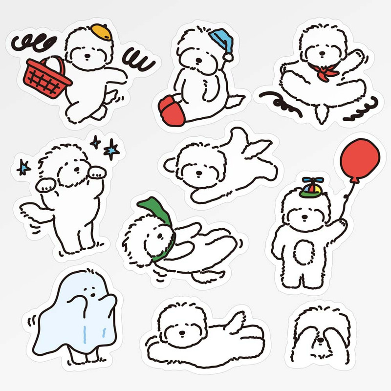 DALPAPER Dalbong Shape Sticker Pack